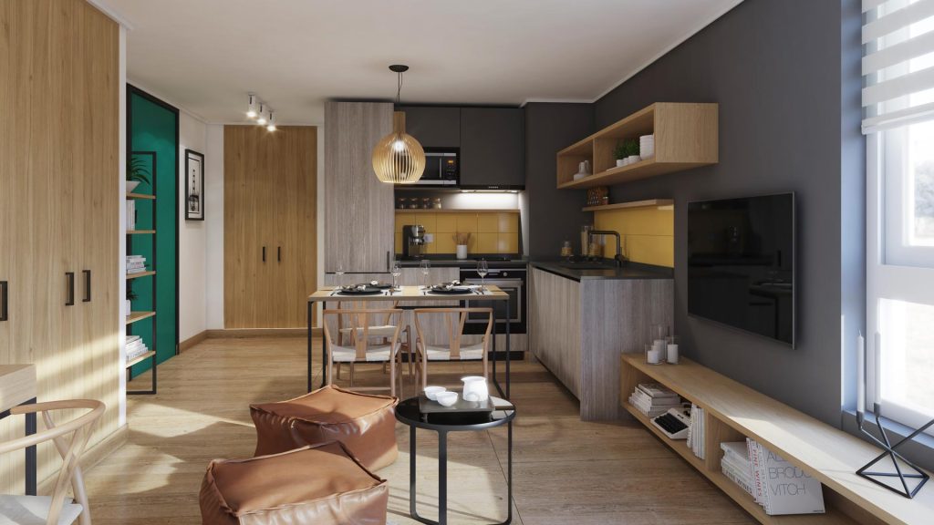 Fotografía de proyecto Edificio Casa Bustamante en Ñuñoa - Exxacon Inmobiliaria