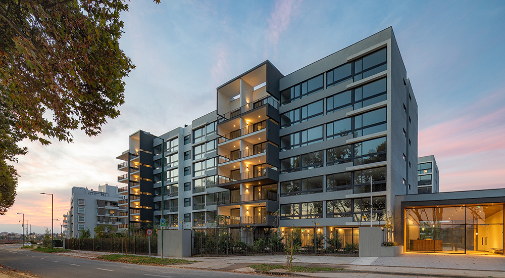Fotografía de proyecto Edificio Cuvée en Peñalolen - Exxacon Inmobiliaria