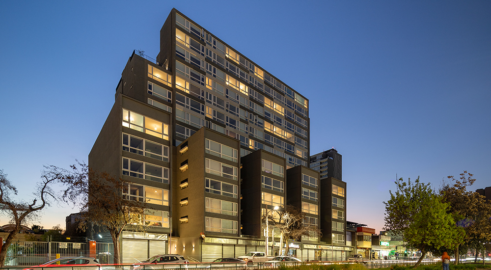 Fotografía de proyecto Edificio Casa Bustamante en Ñuñoa - Exxacon Inmobiliaria