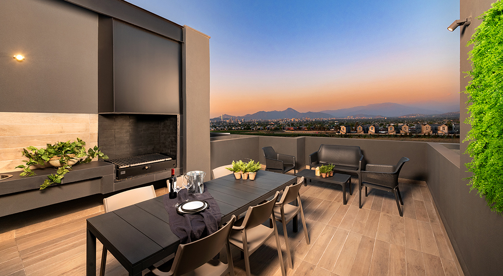 Fotografía de proyecto Edificio Cuvée en Peñalolen - Exxacon Inmobiliaria
