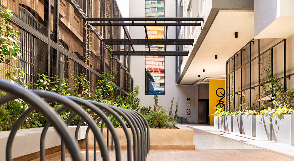 Fotografía de proyecto Edificio Casa Bustamante en Ñuñoa - Exxacon Inmobiliaria
